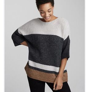 Anthropologie Sita Murt Sweater Womens Small Oversized Wool Alpaca Knit Crewneck